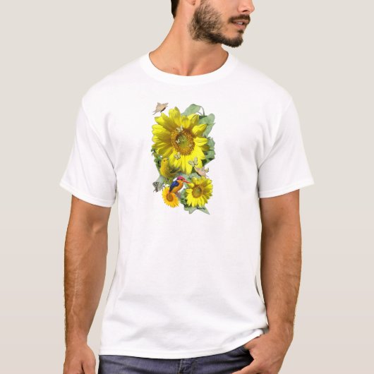 Sonnenblumen-Party T-Shirt (Vorderseite)
