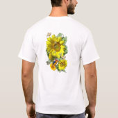 Sonnenblumen-Party T-Shirt (Rückseite)