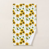 Sonnenblumen Pattern Country Stil Badetuch Set (Handtuch)