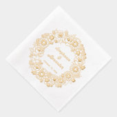 Sonnenblumen, Peonies, Vergiss mich nicht bei der  Servietten Mit Folie (Rechts)