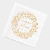 Sonnenblumen, Peonies, Vergiss mich nicht bei der  Servietten Mit Folie (Links)