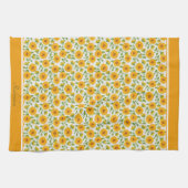 Sonnenblumen personalisiert geschirrtuch (Horizontal)