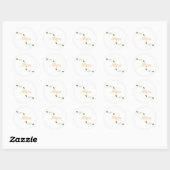Sonnenblumen Personalisierte Stickers (Blatt)