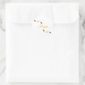 Sonnenblumen Personalisierte Stickers (Tasche)