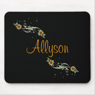 Sonnenblumen personalisiertes Mousepad