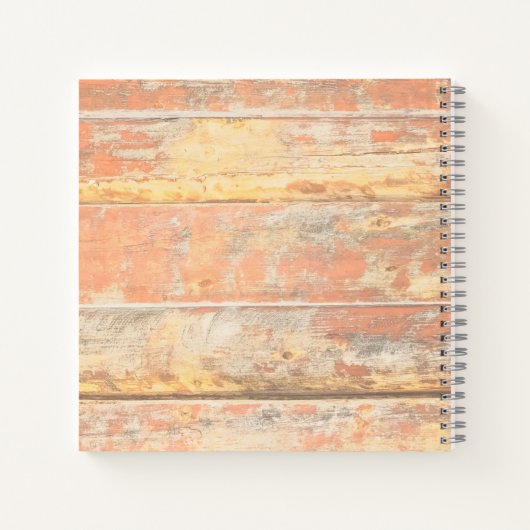 Sonnenblumen personalisiertes Scrapbook Notebook Notizblock (Rückseite)