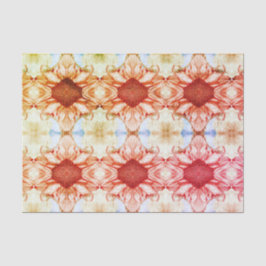 Sonnenblumen Pfirsich Pink Floral Wasserfarbe Rust Seidenpapier