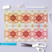Sonnenblumen Pfirsich Pink Floral Wasserfarbe Rust Seidenpapier (Handwerk)