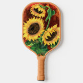 Sonnenblumen Pickleball Paddle (Rückseite)