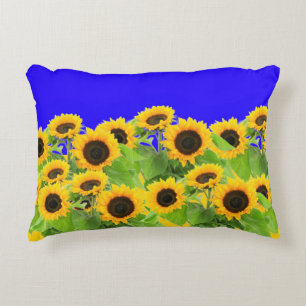 Sonnenblumen Pillow Ukraine Flag Kolos - Freiheit Dekokissen