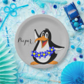 Sonnenblumen Pinguin Papier Teller (Party)