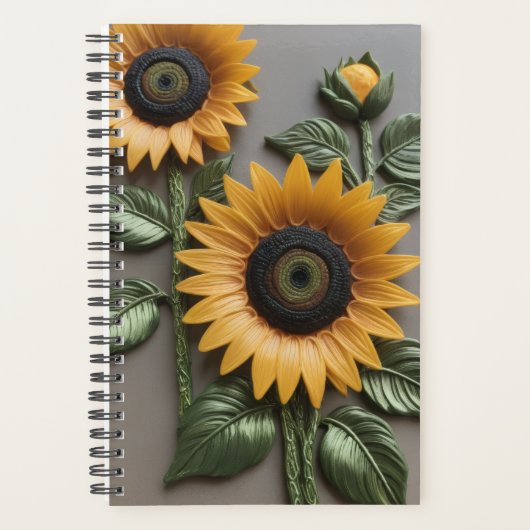 Sonnenblumen Planer (Vorderseite)