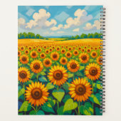 Sonnenblumen Planer (Rückseite)