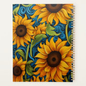 Sonnenblumen Planer (Rückseite)