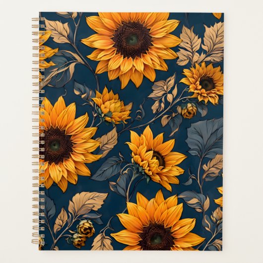 Sonnenblumen Planer (Vorderseite)