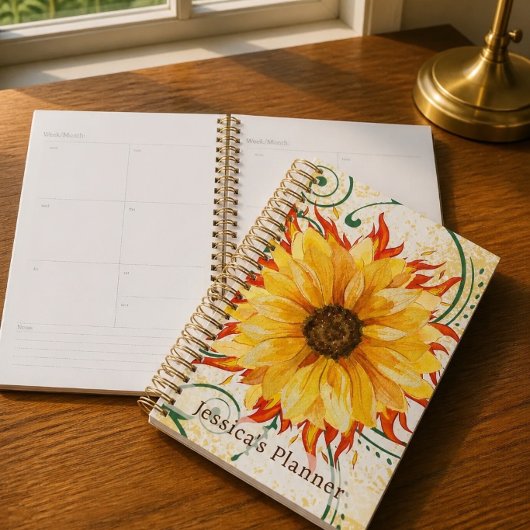 Sonnenblumen-Planer 5,5" x 8,5" Planer