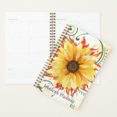 Sonnenblumen-Planer 5,5" x 8,5" Planer (Anzeige)
