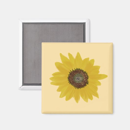 Sonnenblumen-Platz-Magnet Magnet (Vorderseite/Rückseite)