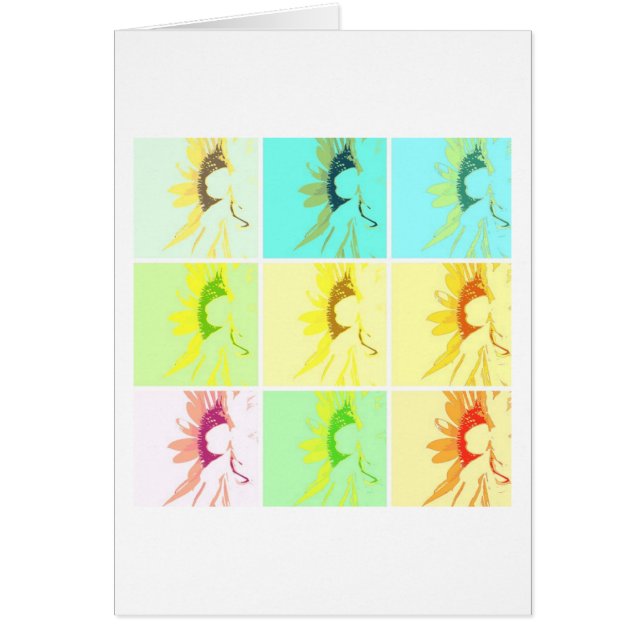 Sonnenblumen Pop Art (Vorne)