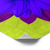 Sonnenblumen Pop Art Poster (Ecke)