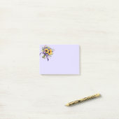 Sonnenblumen Post-it Klebezettel (Auf Schreibtisch)
