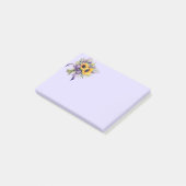 Sonnenblumen Post-it Klebezettel (angewinkelt)