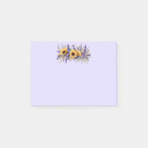Sonnenblumen Post-it Klebezettel