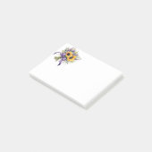 Sonnenblumen Post-it Klebezettel (angewinkelt)