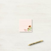 Sonnenblumen-Post_it-Notiz Post-it Klebezettel (Auf Schreibtisch)