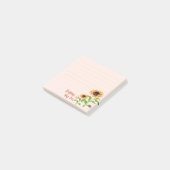 Sonnenblumen-Post_it-Notiz Post-it Klebezettel (angewinkelt)