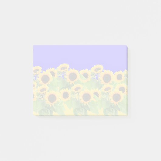 Sonnenblumen Post-it® Notizen (Vorderseite)