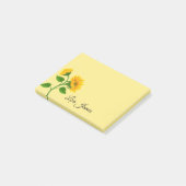 Sonnenblumen Posten-es-Anmerkungen Post-it Klebezettel (angewinkelt)