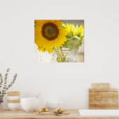 Sonnenblumen Poster (Küche)