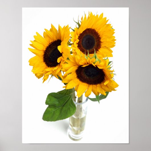 Sonnenblumen Poster (Vorne)