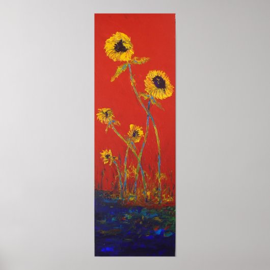 Sonnenblumen Poster (Vorne)