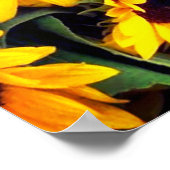 Sonnenblumen Poster (Ecke)
