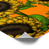 Sonnenblumen Poster (Ecke)
