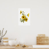 Sonnenblumen Poster (Küche)