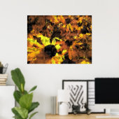 Sonnenblumen Poster (Heimbüro)