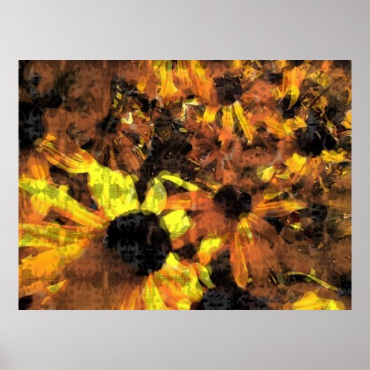 Sonnenblumen Poster (Vorne)