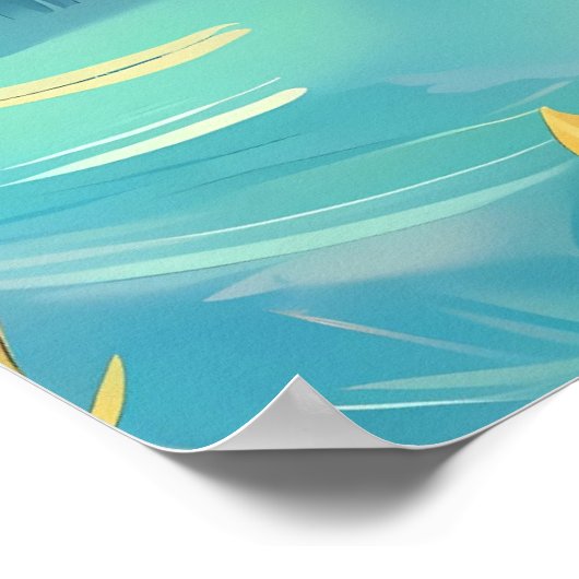 Sonnenblumen Poster (Ecke)