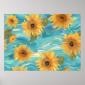 Sonnenblumen Poster (Vorne)