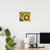 Sonnenblumen Poster (Heimbüro)
