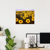 Sonnenblumen Poster (Heimbüro)