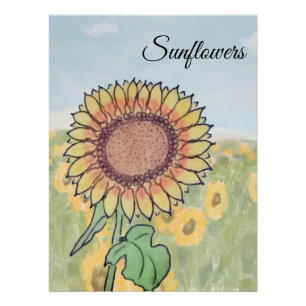 Sonnenblumen poster