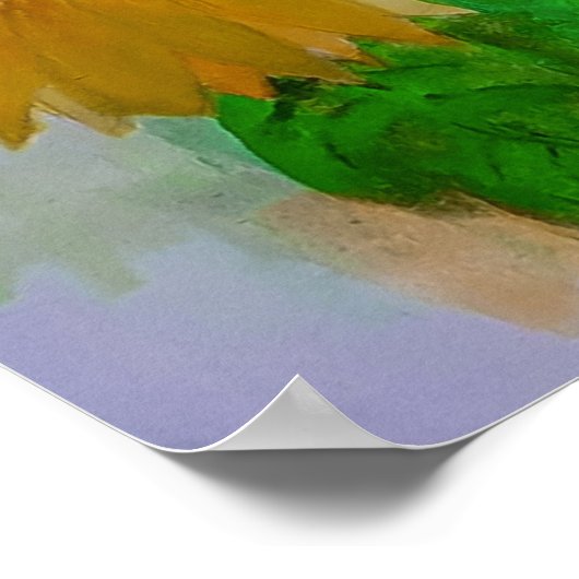 Sonnenblumen Poster (Ecke)