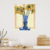 Sonnenblumen Poster (Küche)