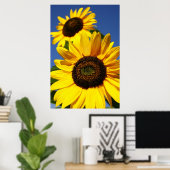 Sonnenblumen Poster (Heimbüro)