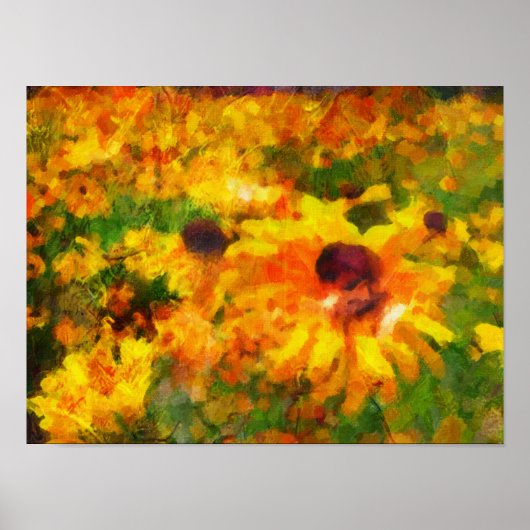 Sonnenblumen Poster (Vorne)