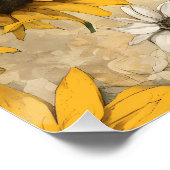 Sonnenblumen Poster (Ecke)